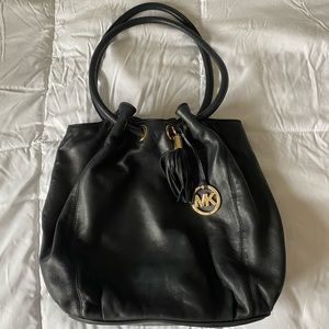 Black & Gold Michael Kors Purse
